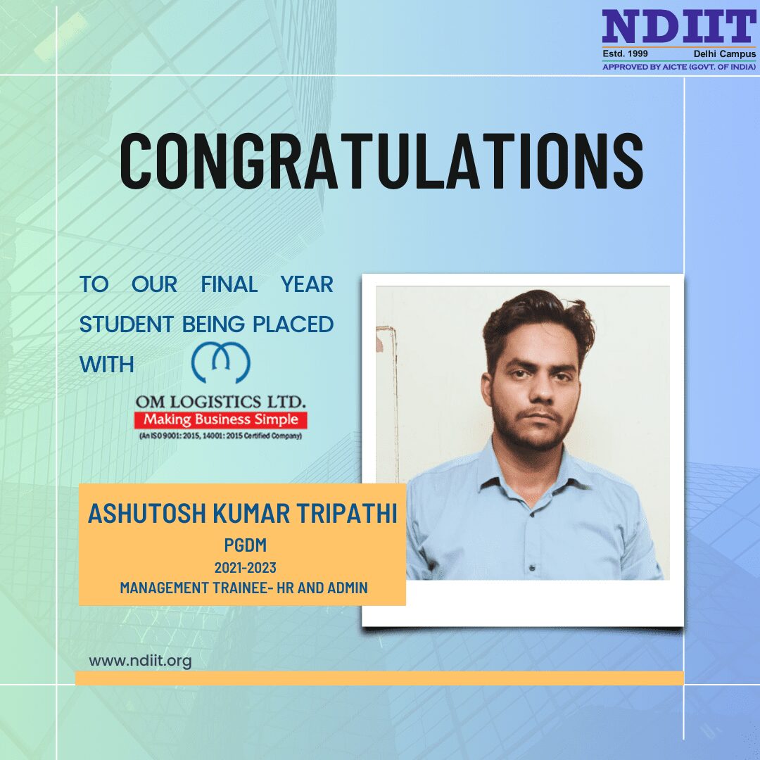 Ashutosh tripathi placement