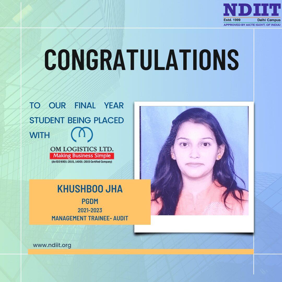 Khushboo jha placement